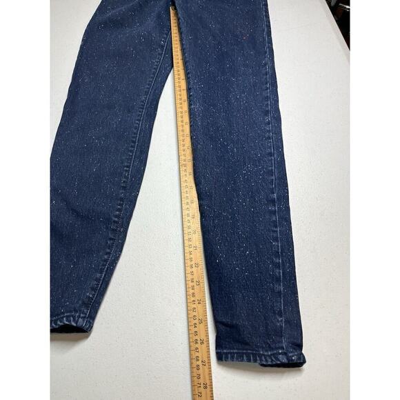 Levis Wedgie Button Fly Speckled Blue Jean Womens Size 24 - Picture 7 of 9